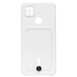 Чехол-накладка - SC304 с картхолдером для "Xiaomi Redmi 9C" (white) (208503)