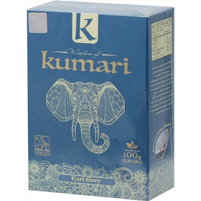 kumari. Earl Grey 100 гр. карт.пачка