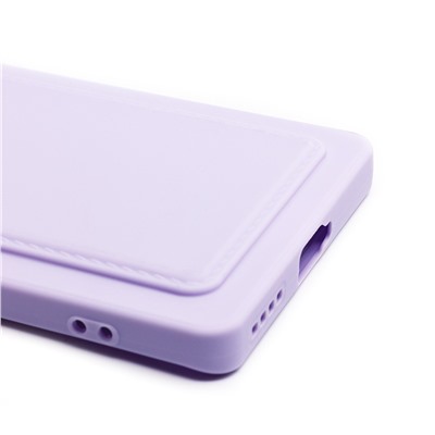 Чехол-накладка - SC337 с картхолдером для "Infinix Note 40 Pro 5G" (light violet) (230679)