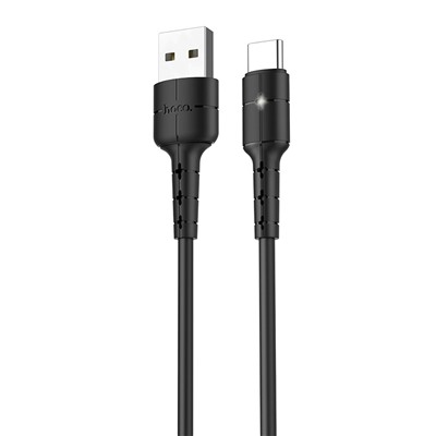 Кабель USB - Type-C Hoco X30 Star  120см 2A  (black)