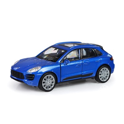 Машинка 1:38 Porsche Macan Turbo, пруж. мех., цвет в асс.