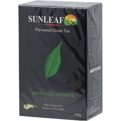 SUNLEAF. Green Tea Jasmine 250 гр. карт.пачка