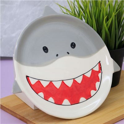 Тарелка керамическая «Shark plate»