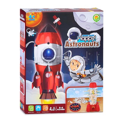 Настольная игра шарики и палочки "Счастливый астронавт" в коробке