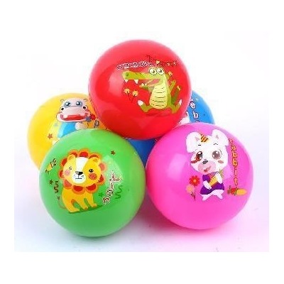 Мяч детский, 5 цветов в ассортименте,  диаметр 21 см, 60 грамм,  5 цветов в ассортименте, 21*5*3 см