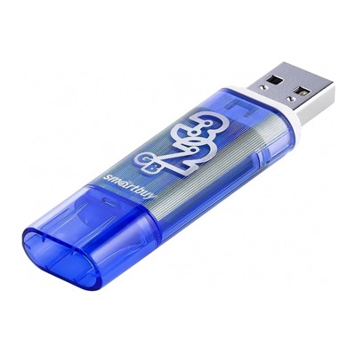 Флэш накопитель USB 32 Гб Smart Buy Glossy 3.0 (dark blue)