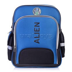Рюкзак школьный "Инопланетяне" (29х38х14 см, полиэстер, резиновая нашивка, шелкография)