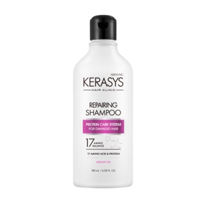 KeraSys Шампунь для волос восстановливающий - Damage care repairing, 180мл