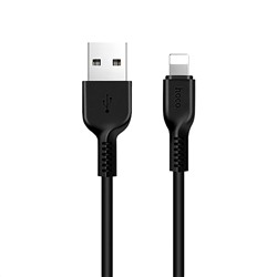 Кабель USB - Apple lightning Hoco X20 Snowy Spirit  300см 2,4A  (black)