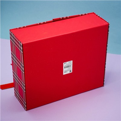 Набор подарочных коробок 2 в 1 «Red bow», 25.5*20.5*8.5-18.5*13*7