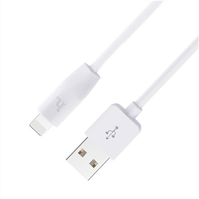 Кабель USB - Apple lightning Hoco X1 Rapid  300см 2,4A  (white)