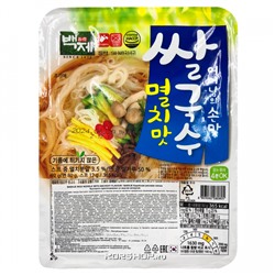 Корейская рисовая лапша б/п со вкусом анчоусов Baekje, Корея, 92 г Акция