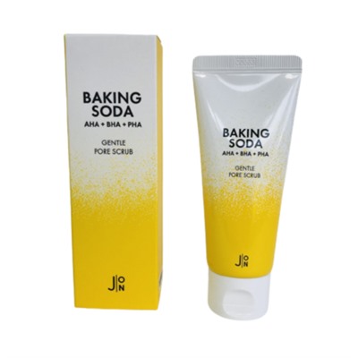 J:on Скраб для лица с содой - Baking soda gentle pore scrub, 50г