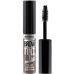 LUX visage Brow Styler  Гель-тинт для бровей водостойкий BROW TINT waterproof 24H 104 Taupe Grey