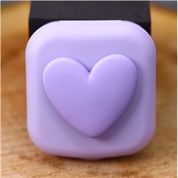 Контейнер для линз «Heart paint», purple