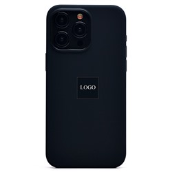 Чехол-накладка ORG Silicone Case SafeMag с анимацией для "Apple iPhone 15 Pro Max" (black)