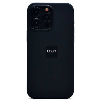 Чехол-накладка ORG Silicone Case SafeMag с анимацией для "Apple iPhone 15 Pro Max" (black)