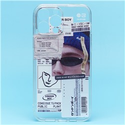 Чехол-накладка - SC273 для "Apple iPhone 13 Pro Max" (002) (прозрачный)
