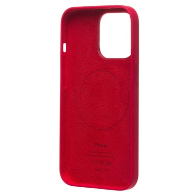 Чехол-накладка ORG Silicone Case SafeMag с анимацией для "Apple iPhone 13 Pro Max" (product red)