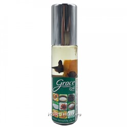 Масляный ингалятор с тайскими травами и корнем женьшеня (серебряный) Grace Oil, Таиланд, 8 мл Акция