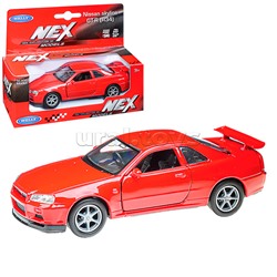 Машинка 1:38 Nissan Skyline GT-R R34, пруж. мех., цвет в асс.