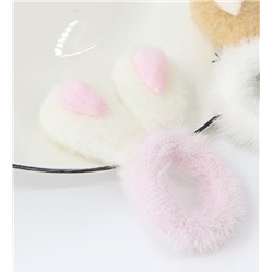 Резинка для волос "Fluffy ears", pink