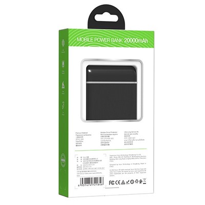 Внешний аккумулятор Hoco J59A 20 000mAh Micro/Type-C/Lightning/USB*2 (black)