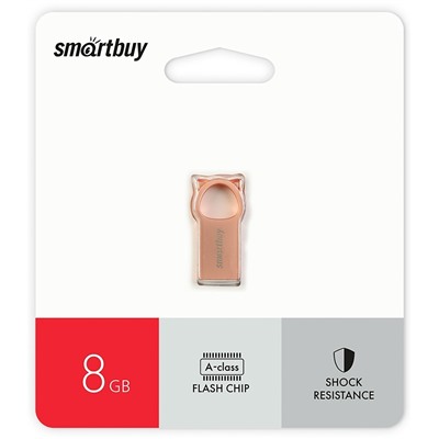 Флэш накопитель USB 8 Гб Smart Buy MC5  Kitty (pink)