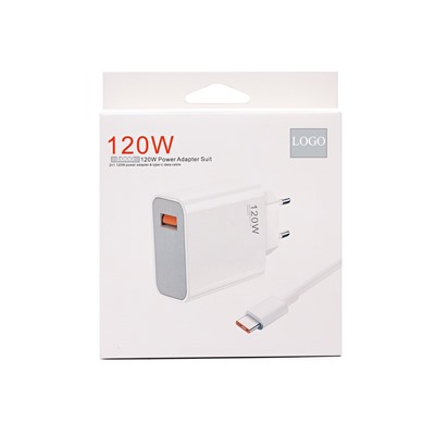 Адаптер Сетевой с кабелем ORG Xiaomi [BHR6034EU] USB 120W (USB/Type-C) (C) (white)