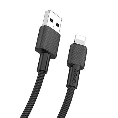 Кабель USB - Apple lightning Hoco X29 Superior  100см 2,4A  (black)