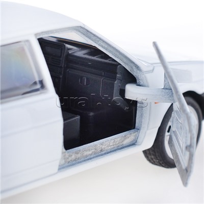 Машина металл ВАЗ-21099 "Спутник", 12 см. (откр. двери, багаж, белый) инерц, в коробке