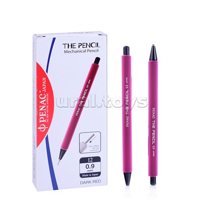 Карандаш механический The pencil 0,9мм бордовый