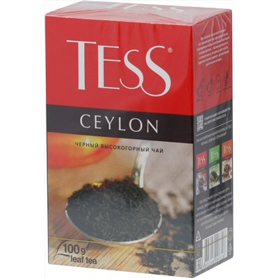 TESS. Classic Collection. CEYLON (черный) 100 гр. карт.пачка