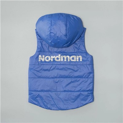 9-850-B01 (синий) Жилет утепленный Nordman Wear (размеры 110-140)