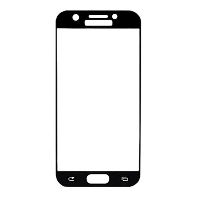 Защитное стекло Full Screen Glass 2,5D, прозрачное для "Samsung SM-A320 Galaxy A3 2017" (black) (black)