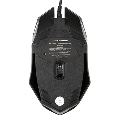 Мышь оптическая Nakatomi Gaming mouse MOG-03U (black) игровая