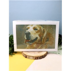Алмазная мозаика "Собака", 20*30 см