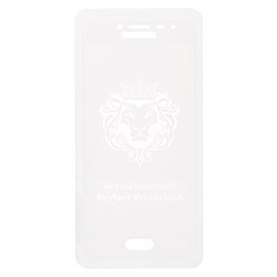 Защитное стекло Full Screen Glass 2,5D, прозрачное "Samsung SM-J250 Galaxy J2 2018" (white)