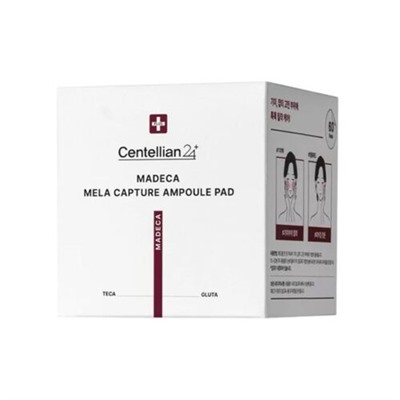 Centellian24 Пэды для лица выравнивающие тон кожи - Madeca mela capture ampoule pad, 60шт