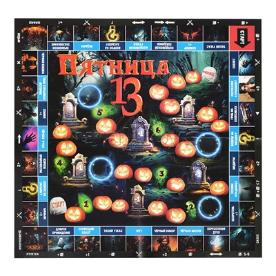 Игра настольная 2в1 «Пятница 13 + Правда или действие»