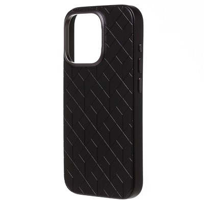 Чехол-накладка - SM089 SafeMag экокожа  для "Apple iPhone 15 Pro" (black)