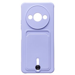 Чехол-накладка - SC304 с картхолдером для "Xiaomi Redmi A3" (light violet) (228712)