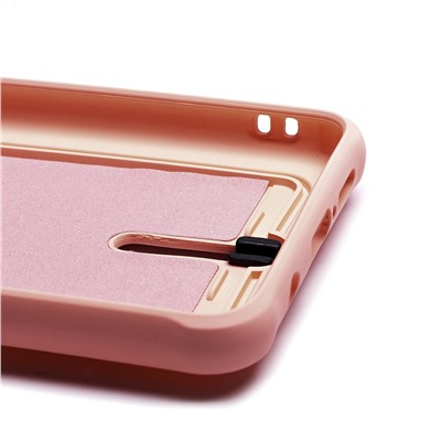 Чехол-накладка - SC304 с картхолдером для "Xiaomi Redmi Note 8 Pro" (light pink) (208792)