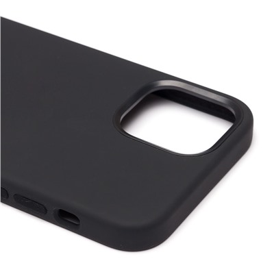 Чехол-накладка ORG Silicone Case SafeMag с анимацией для "Apple iPhone 12/iPhone 12 Pro" (чёрный)