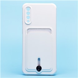 Чехол-накладка - SC304 с картхолдером для "Samsung SM-A307 Galaxy A30s/SM-A505 Galaxy A50/SM-A507 Galaxy A50s" (white) (208733)