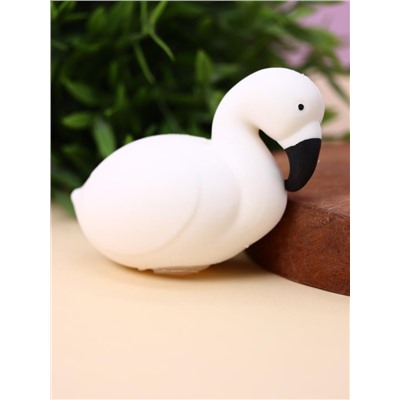 Мялка - антистресс «Squeeze flamingo», white