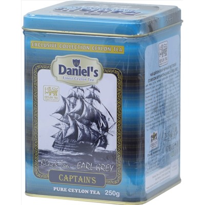 Daniel's. Капитанский (Earl Grey) 250 гр. жест.банка