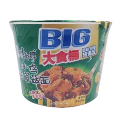 Лапша б/п со вкусом курицы и грибов (стакан) Kang Shi Fu, Китай, 132 г. Срок до 30.11.2023.Распродажа