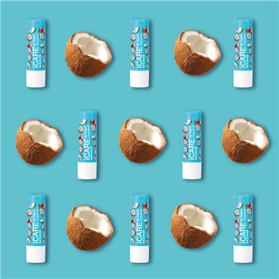 Бальзам-уход для губ iCARE lip balm coconut