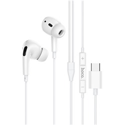 Проводные наушники внутриканальные Hoco M1 Pro Original series Type-C  (white)